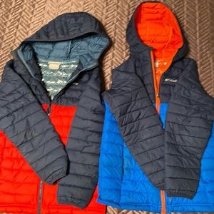 Boys Columbia jacket, insulated, water-resistant, thermal-reflective lining